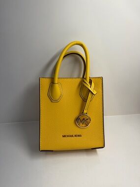 New with tags Michael Kors Yellow Mini Tote Bag never worn